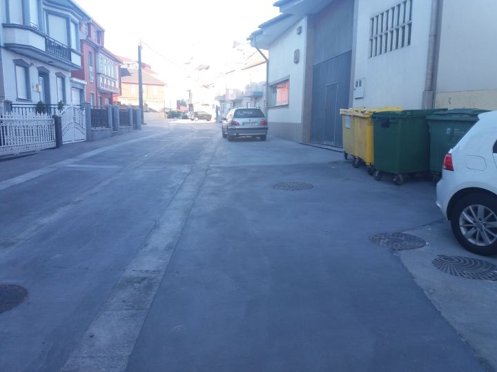 Reurbanización de la rúa Pinzón de Camariñas