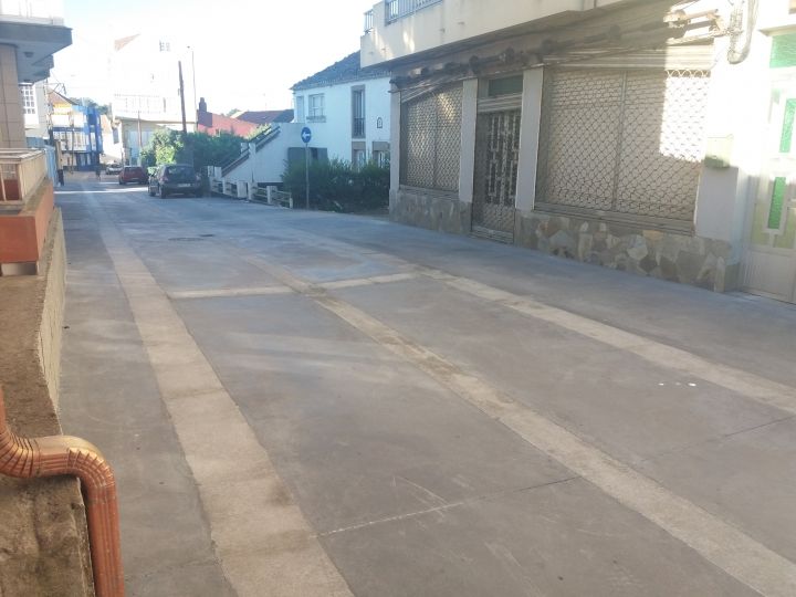 Reurbanización de la rúa Pinzón de Camariñas