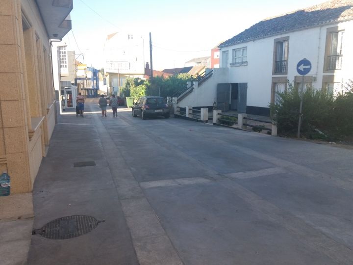 Reurbanización de la rúa Pinzón de Camariñas