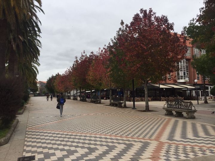 Pavimentación alameda de Noia.